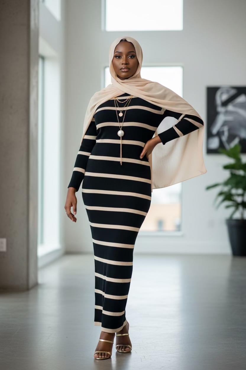 Stripe Sweater Dress - ZIZI Boutique