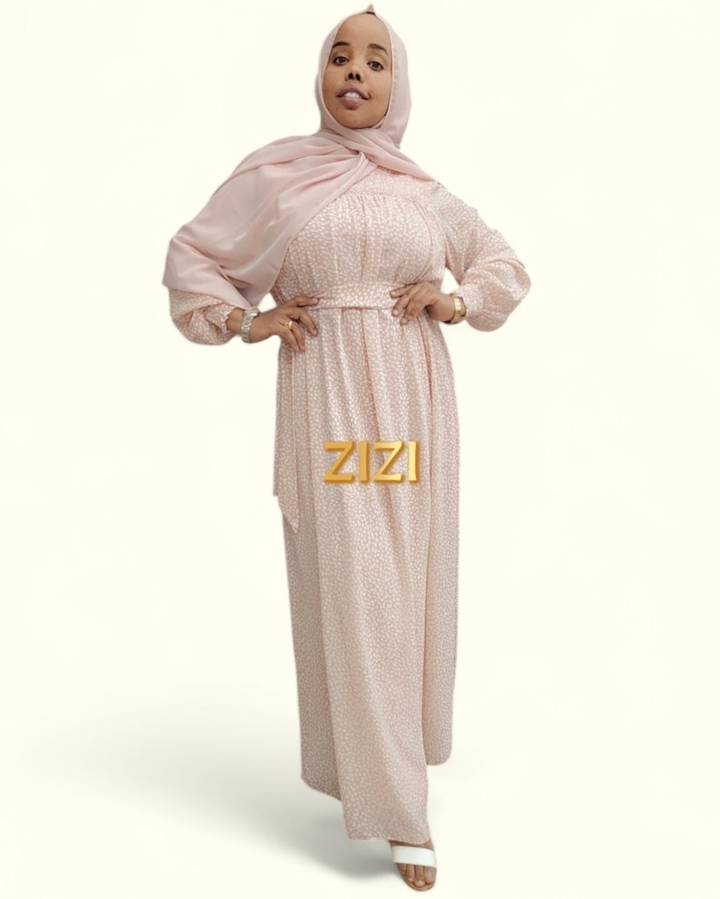 Chiffon Dots Print Dress - ZIZI Boutique
