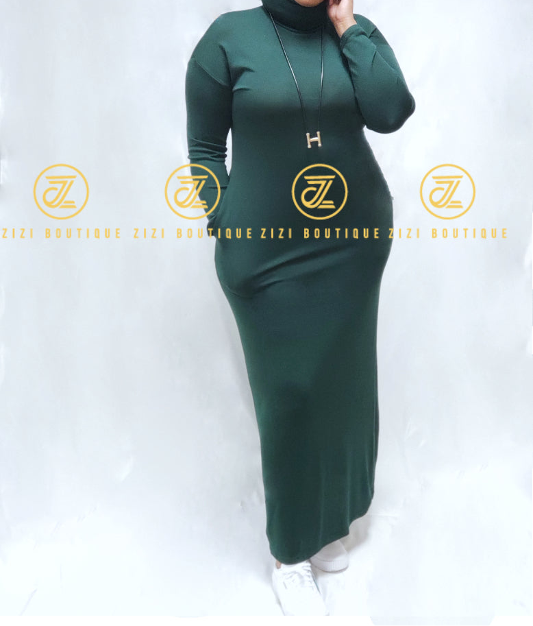 Light Sweater Dress (Turtleneck) - ZIZI Boutique