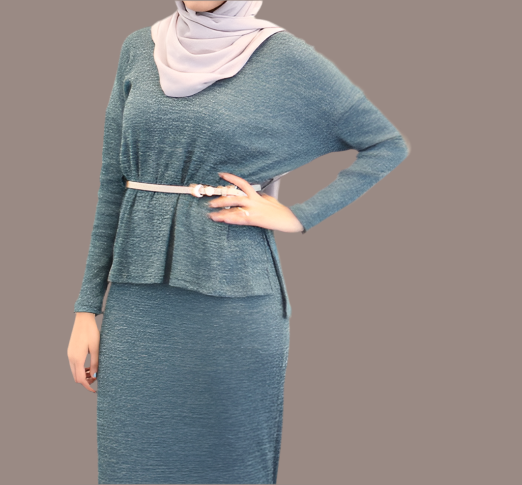 Green Sweater + Skirt Set (FINAL SALE) - ZIZI Boutique