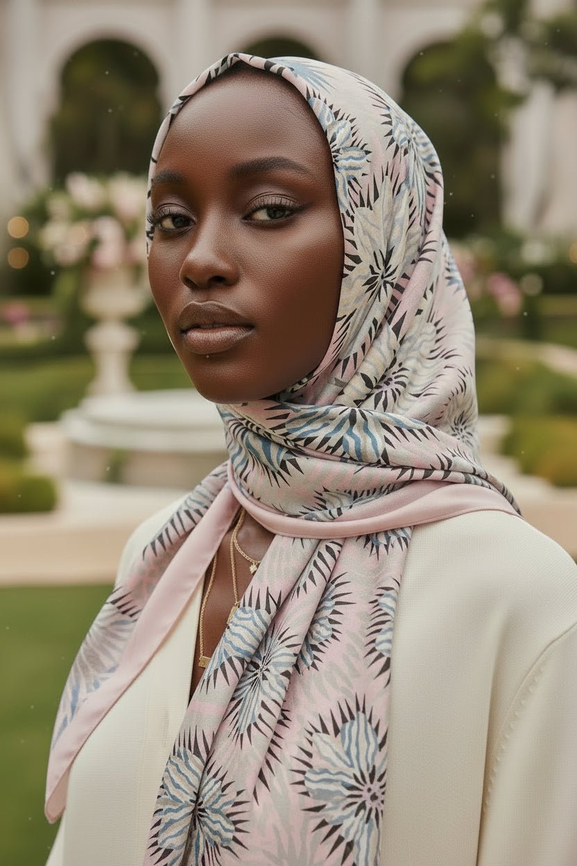 Floral Color Burst - Pink, Light Blue, White - ZIZI Boutique