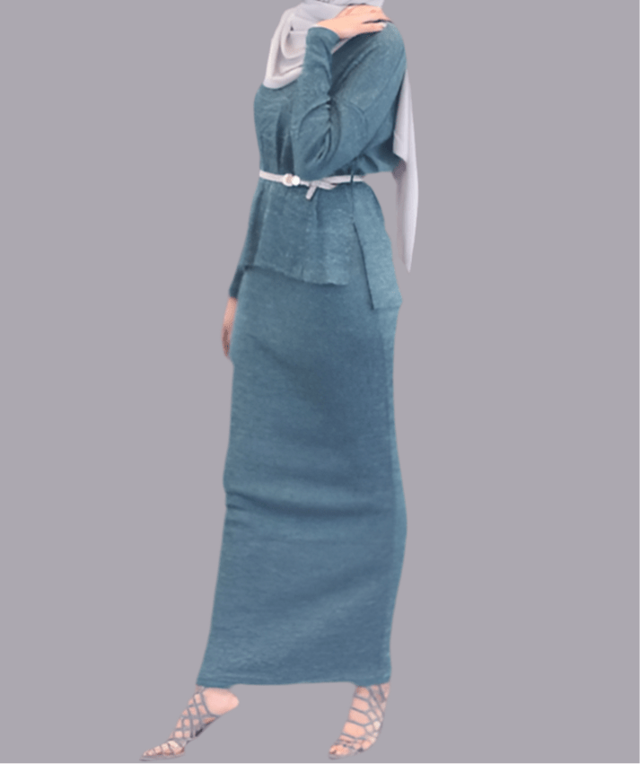 Green Sweater + Skirt Set (FINAL SALE) - ZIZI Boutique