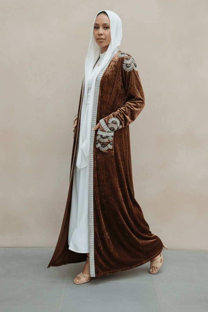 Velvet Dynasty Abaya — Eid Collection - ZIZI Boutique