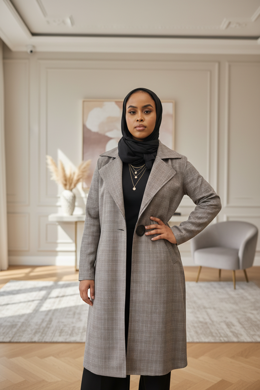 ZIZI Elegant Trench Coat for Modest Fashion Lovers - ZIZI Boutique