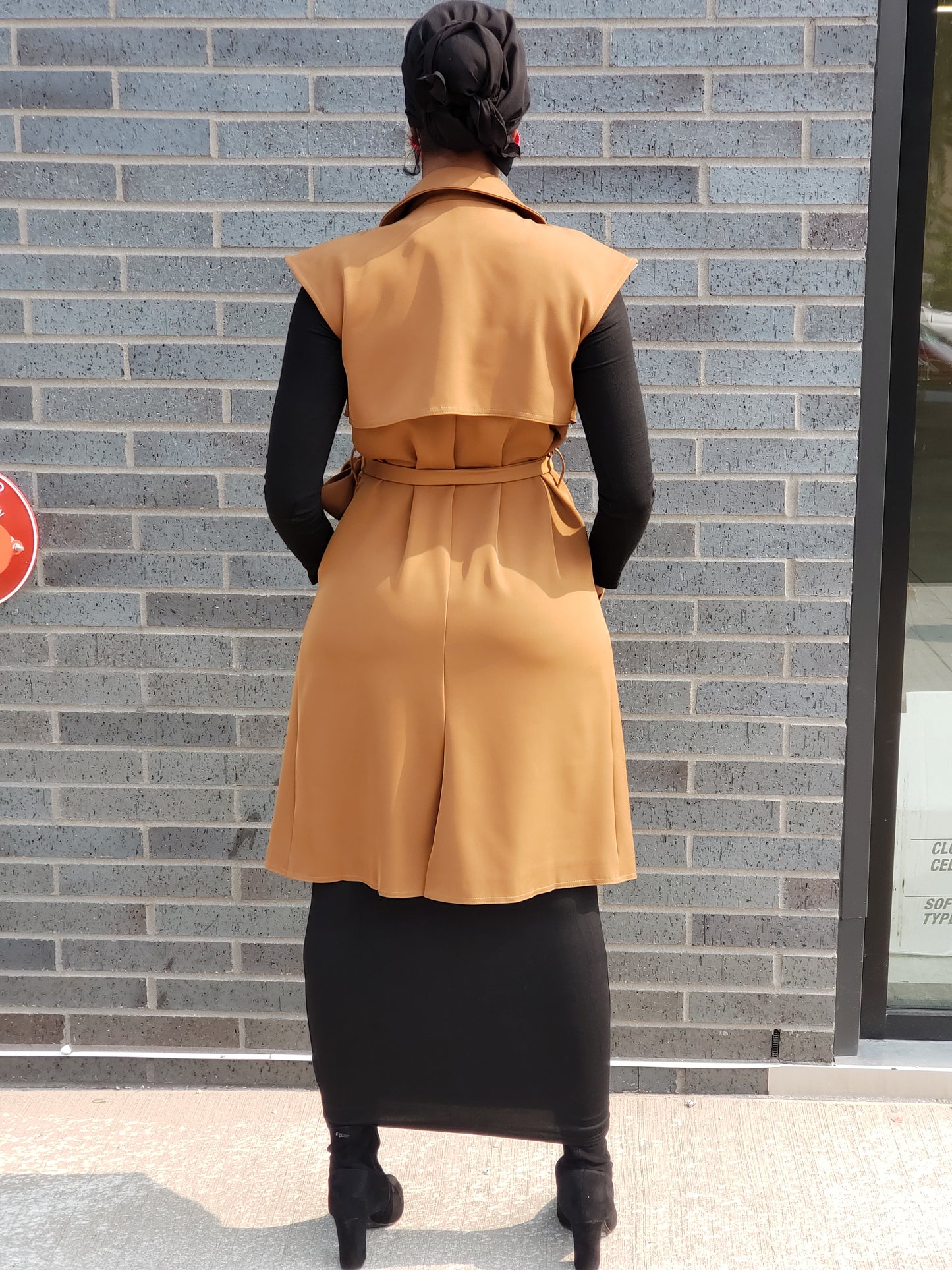 ZZ Sleeveless Trench Coat - ZIZI