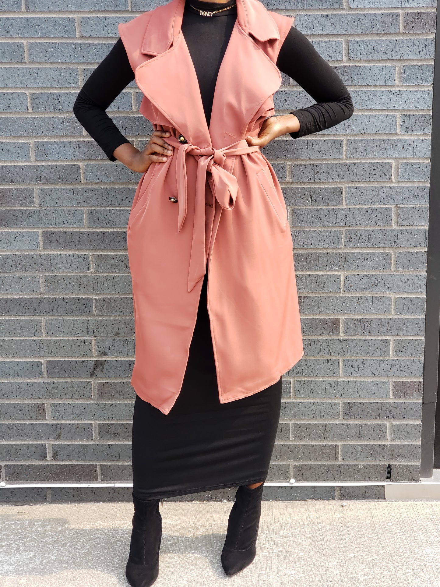 ZZ Sleeveless Trench Coat - ZIZI