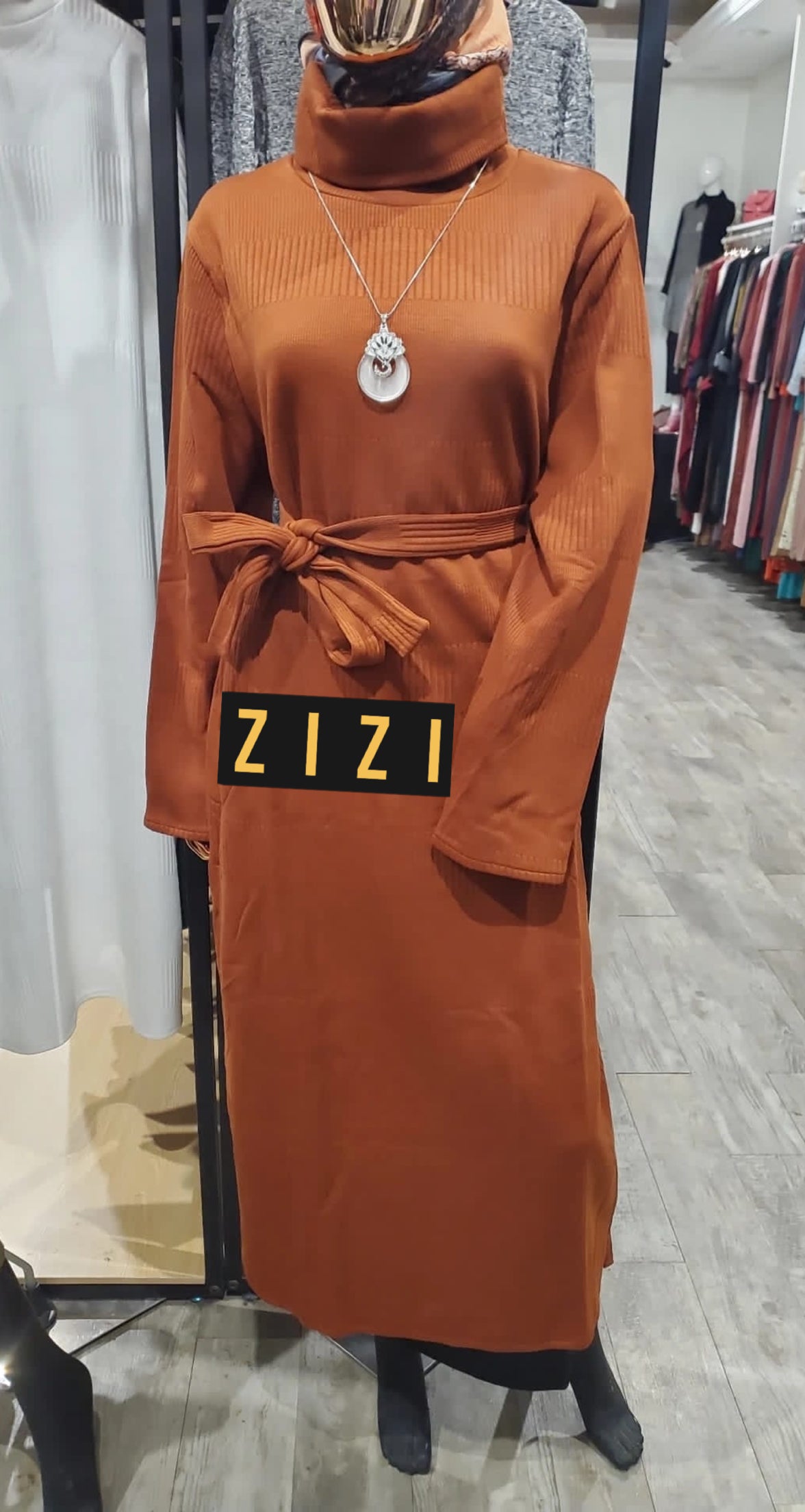 Sofia Turtleneck Dress - ZIZI Boutique