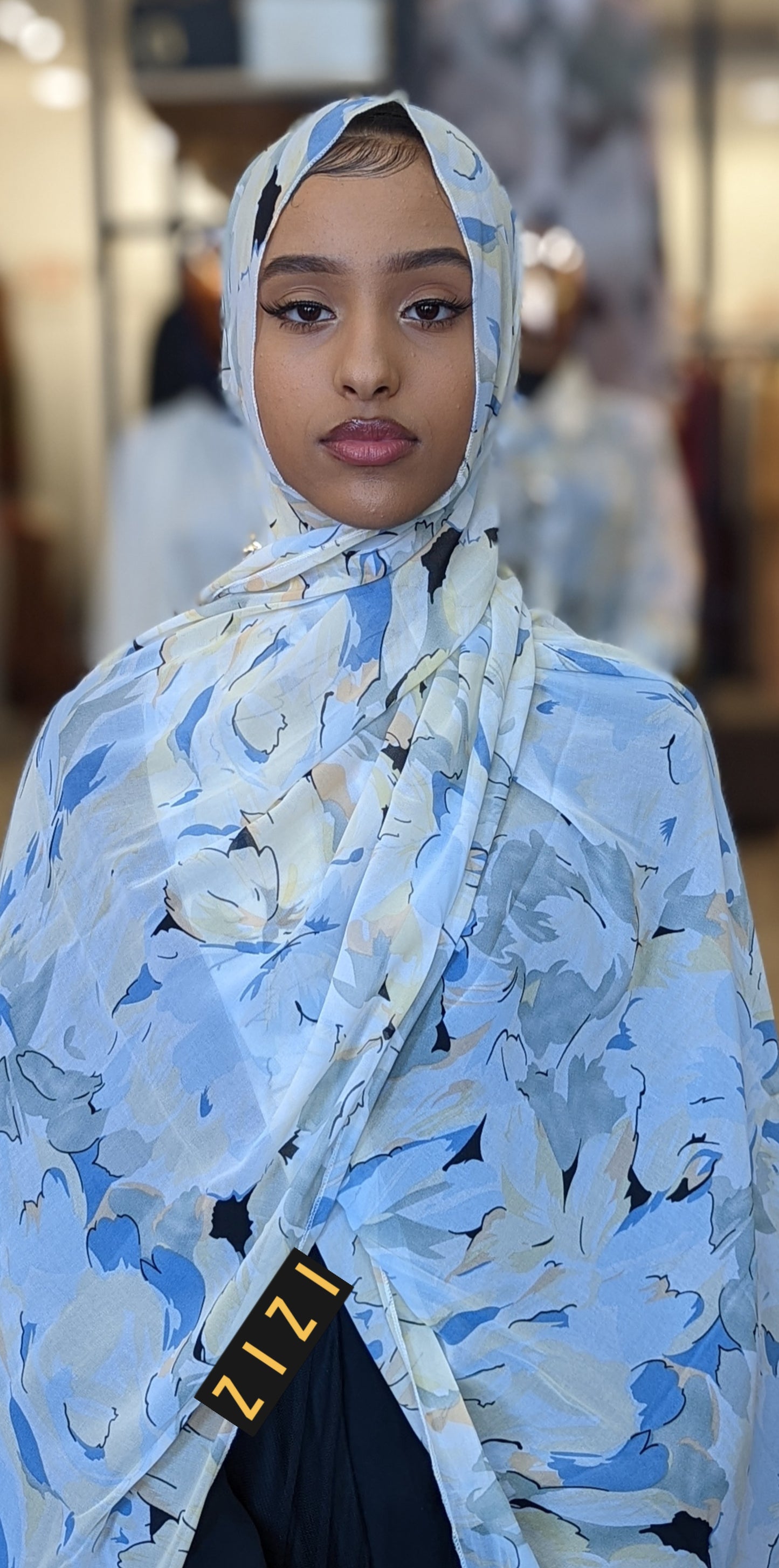 Chiffon Print Hijab
