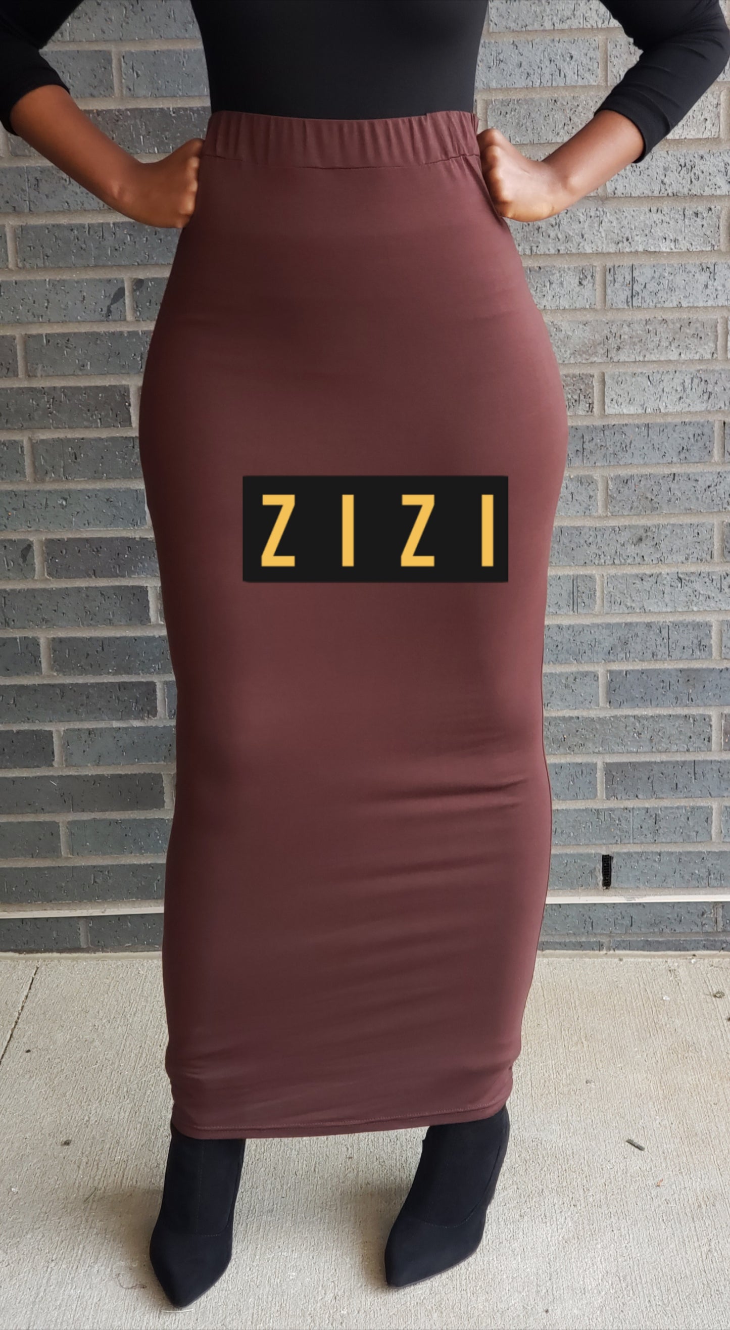 Jersey Maxi Skirt (One Size) - ZIZI
