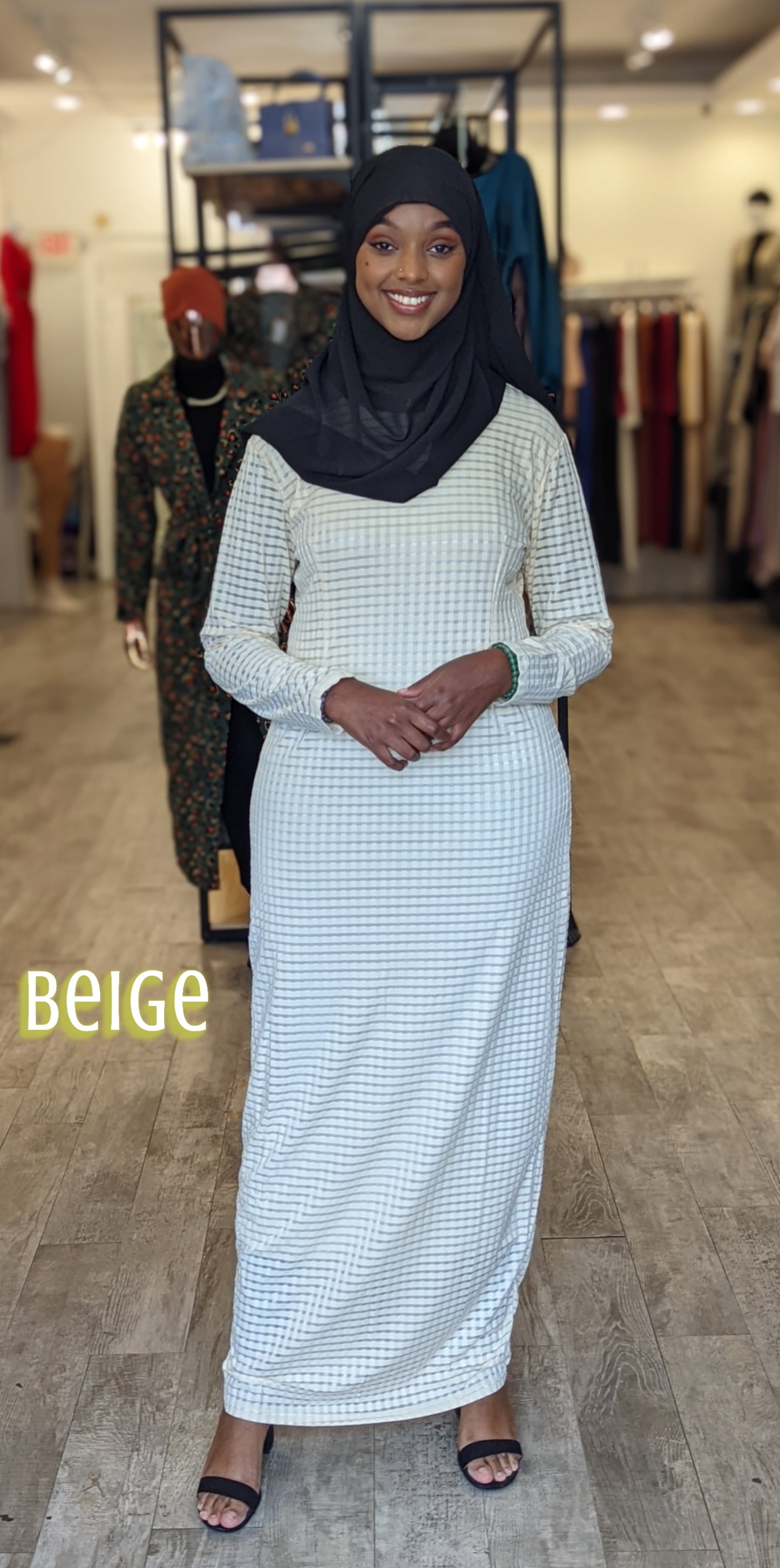 Checkered Maxi Dress - ZIZI Boutique