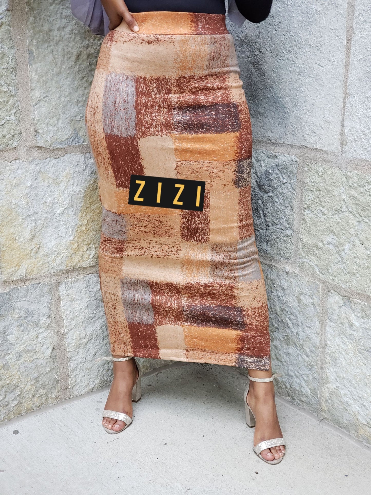 Patchwork Print Skirt - ZIZI Boutique