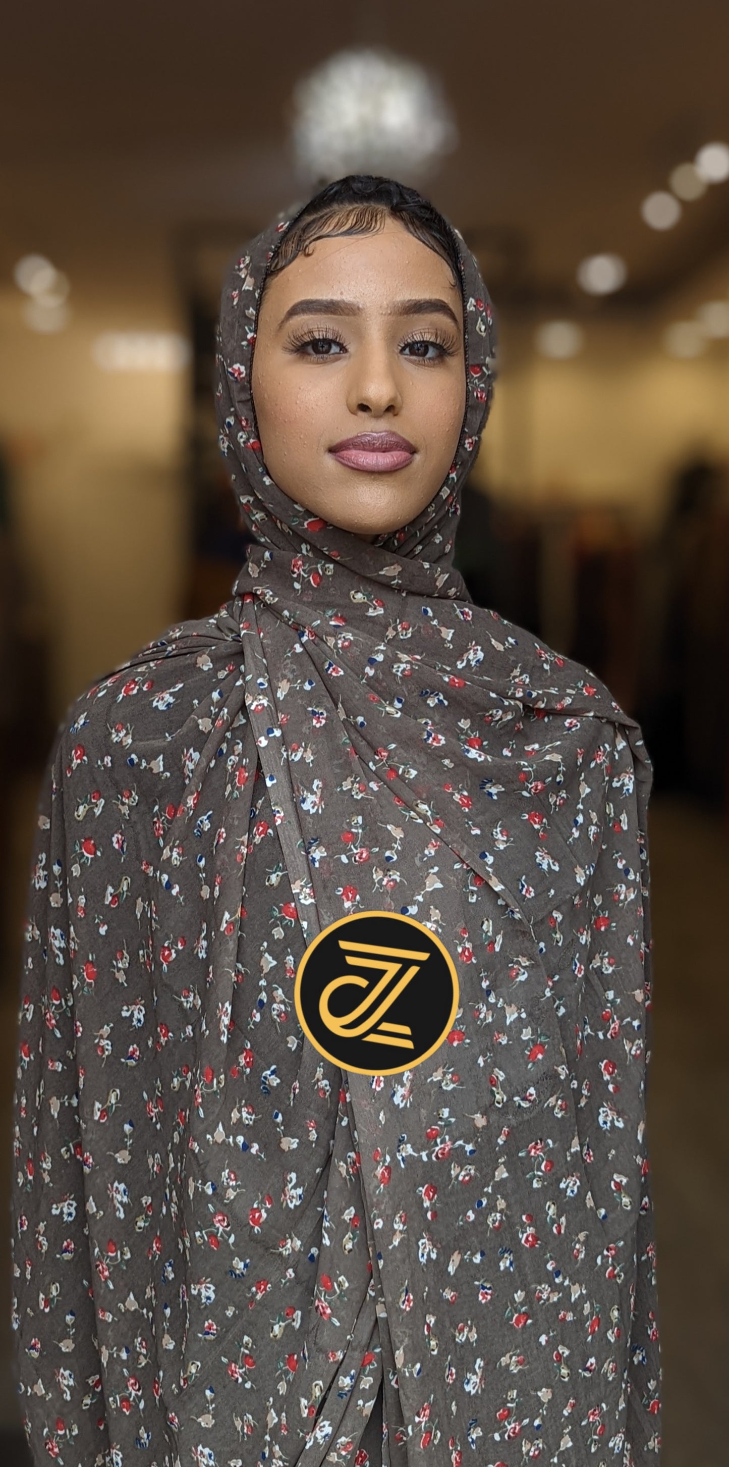Chiffon Print Hijab