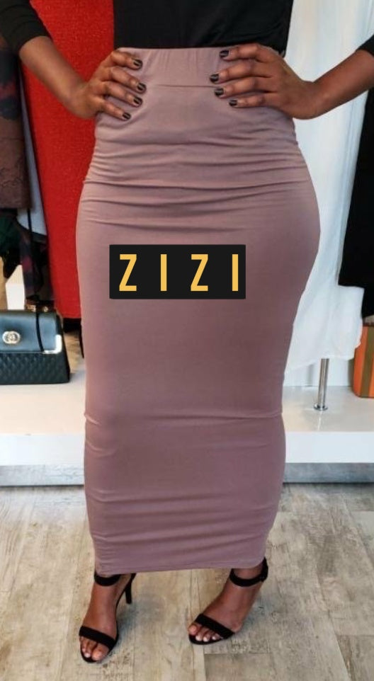Jersey Maxi Skirt (One Size) - ZIZI