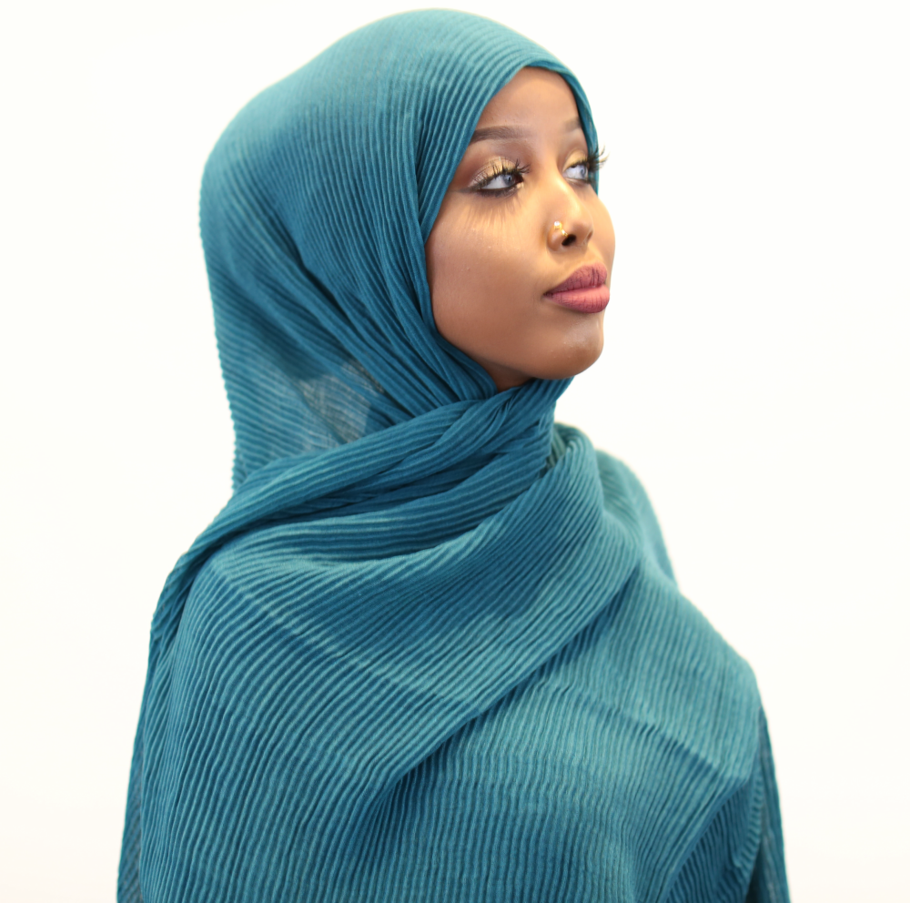 ZZ Crinkle Hijab - Teal - ZIZI