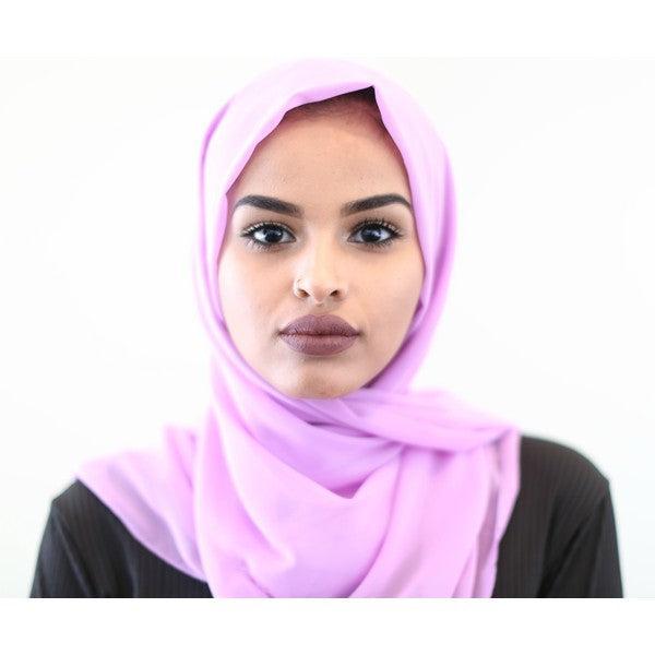 Classic Chiffon Hijab - Lavender - ZIZI