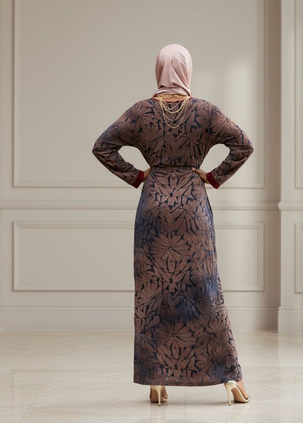 Abaya Maxi Print Dress - ZIZI Boutique
