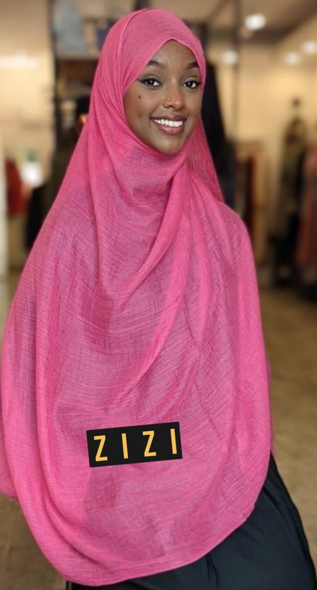 Classic Cotton Hijab — Hot Pink - ZIZI Boutique