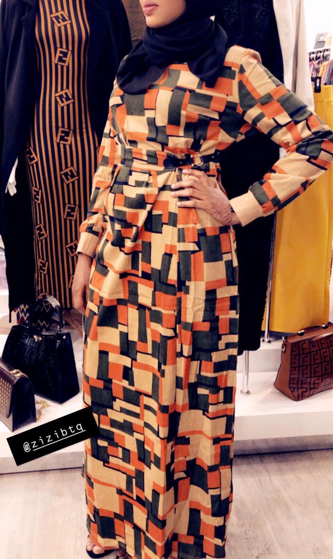 Asha Winter Dress (w/design belt) - ZIZI