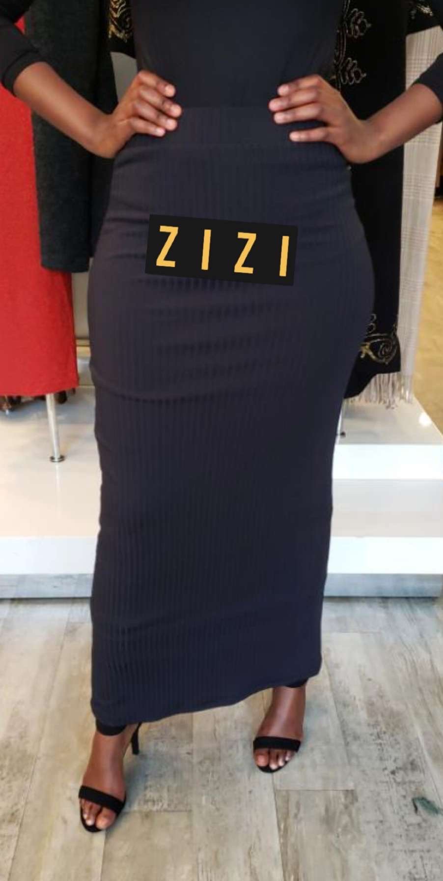 ZZ Pinstripe Maxi Skirt - ZIZI Boutique