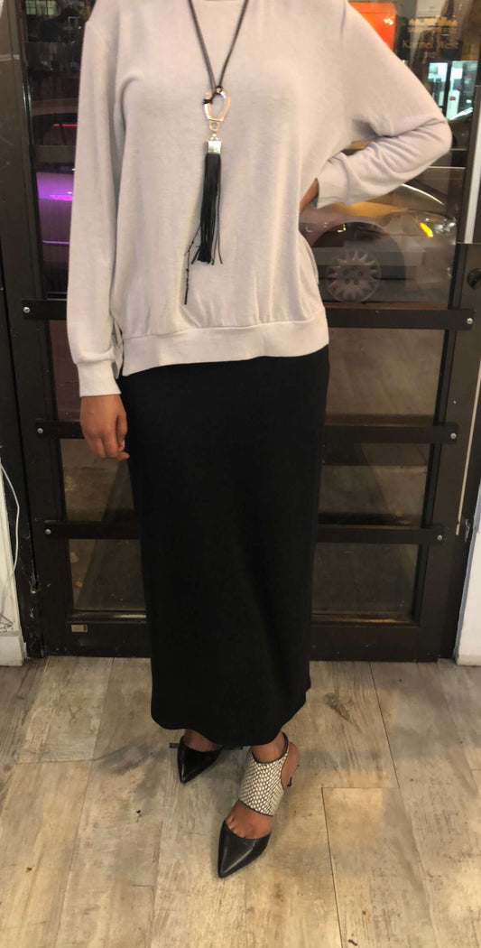 Back Slit Sweater - ZIZI Boutique