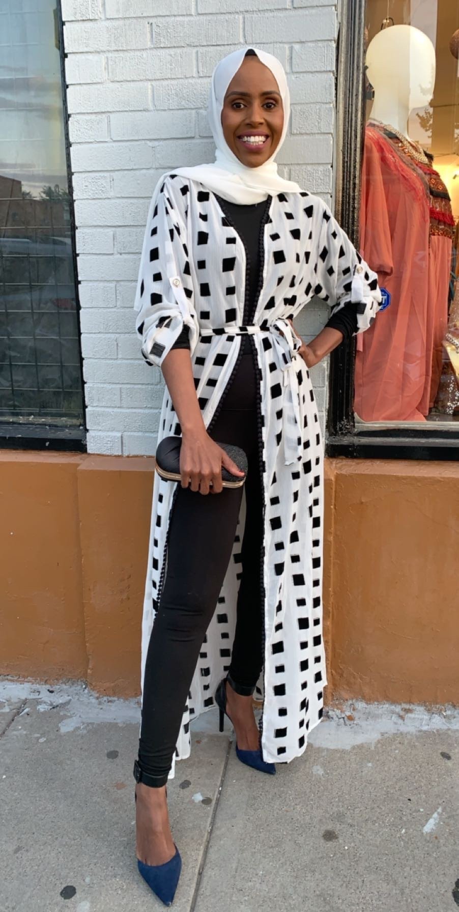 Zaynaba Box Print Cardigan - ZIZI Boutique