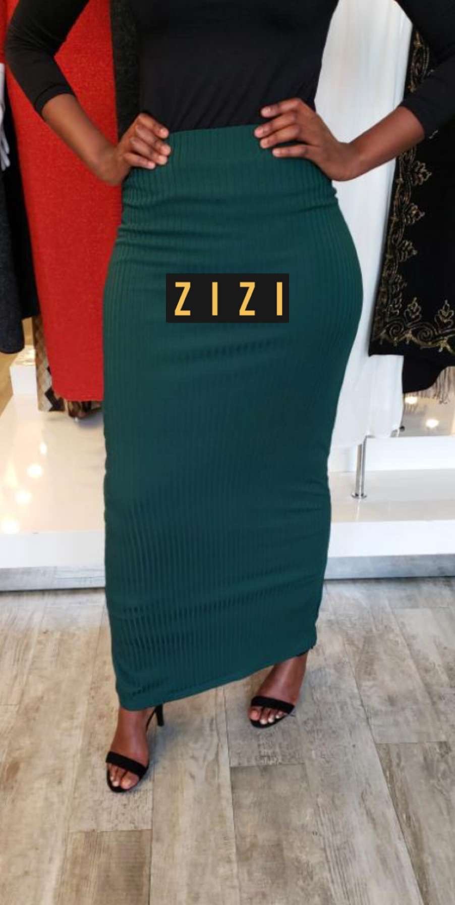 ZZ Pinstripe Maxi Skirt - ZIZI Boutique