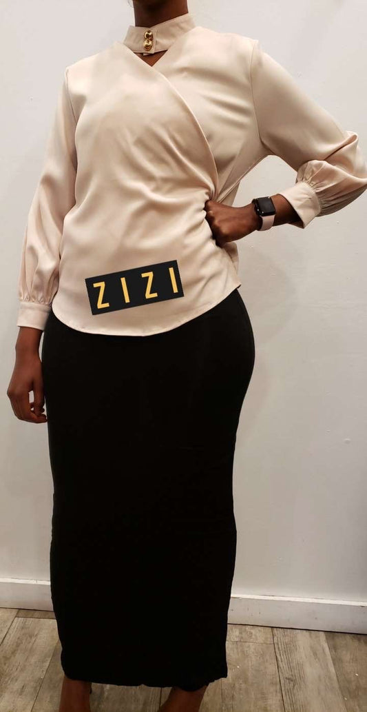Silk Blouse (collar) - ZIZI Boutique