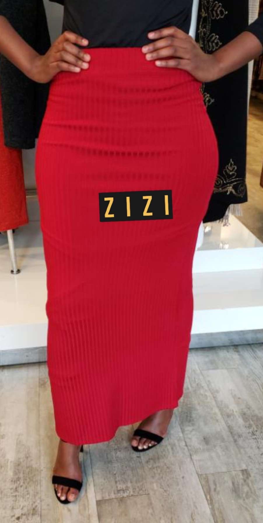 ZZ Pinstripe Maxi Skirt - ZIZI Boutique