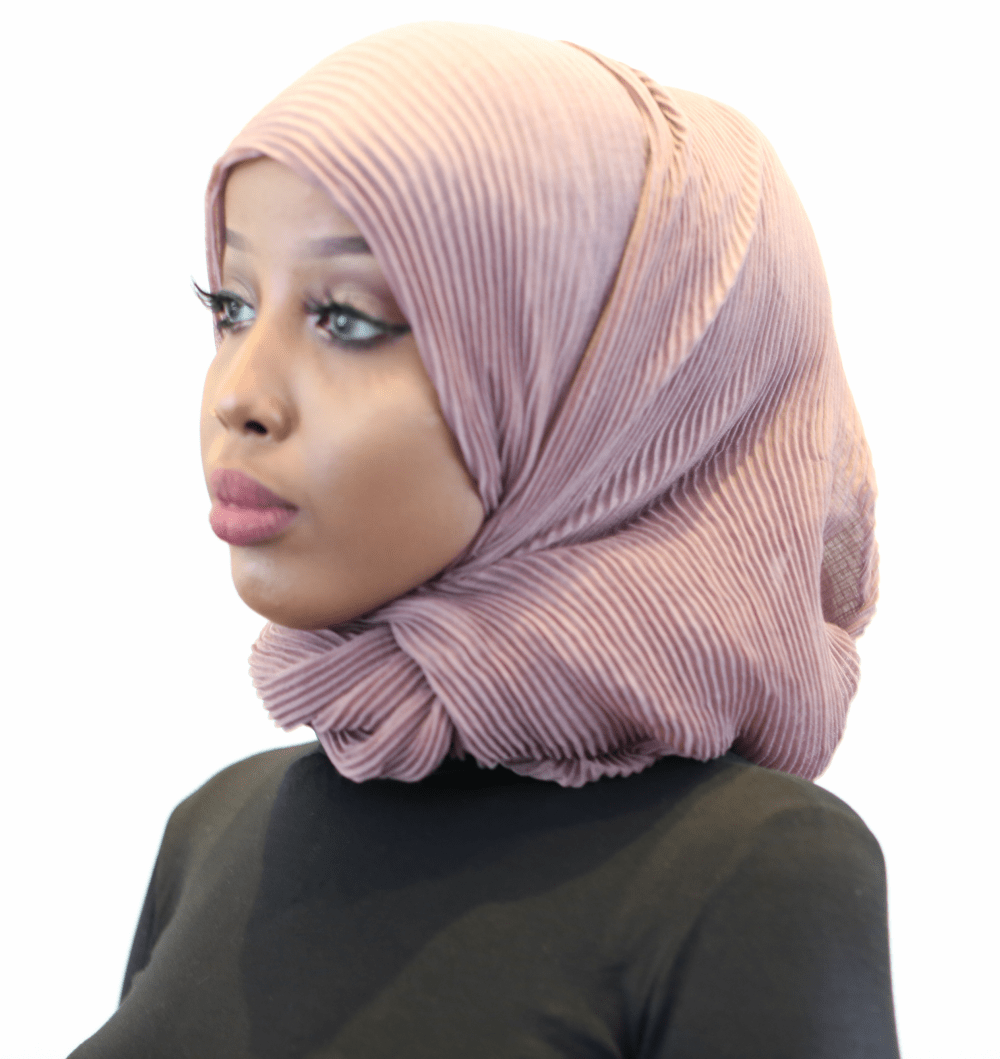 ZZ Crinkle Hijab — Taupe - ZIZI Boutique