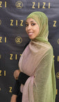 Shimmery Mint & Pink Hijab