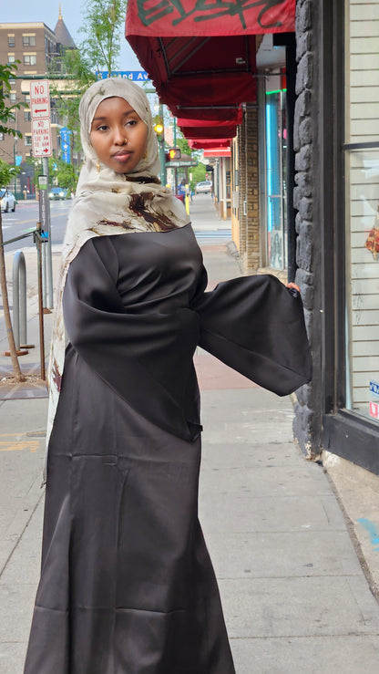 Zalina Satin Evening Dress