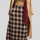 Plaid Print Winter Skirt