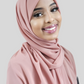 Classic Chiffon Hijab - Dark Stone Pink - ZIZI Boutique