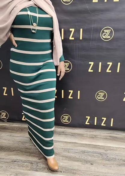 Stripe Sweater Dress