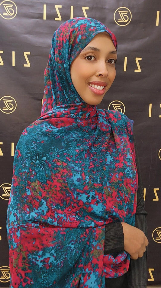 Chiffon XL Print Hijab (Print 3)