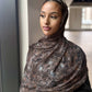Floral Swirls Chiffon Print Hijab (New Arrival EID Special)