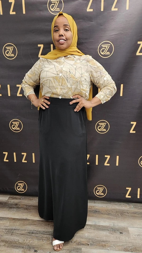 Hammer Skirt Black by ZIZI Boutique