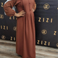 ZIZI Boutique Rani Maxi Dress Brown Modest Fashion Black Friday