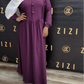 ZIZI Boutique Rani Maxi Dress Purple Modest Fashion Black Friday