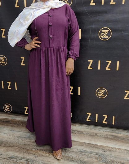 ZIZI Boutique Rani Maxi Dress Purple Modest Fashion Black Friday