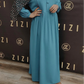 ZIZI Boutique Rani Maxi Dress Turquoise Modest Fashion Black Friday