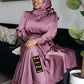 Aaliyah Satin Maxi Evening Dress - ZIZI Boutique