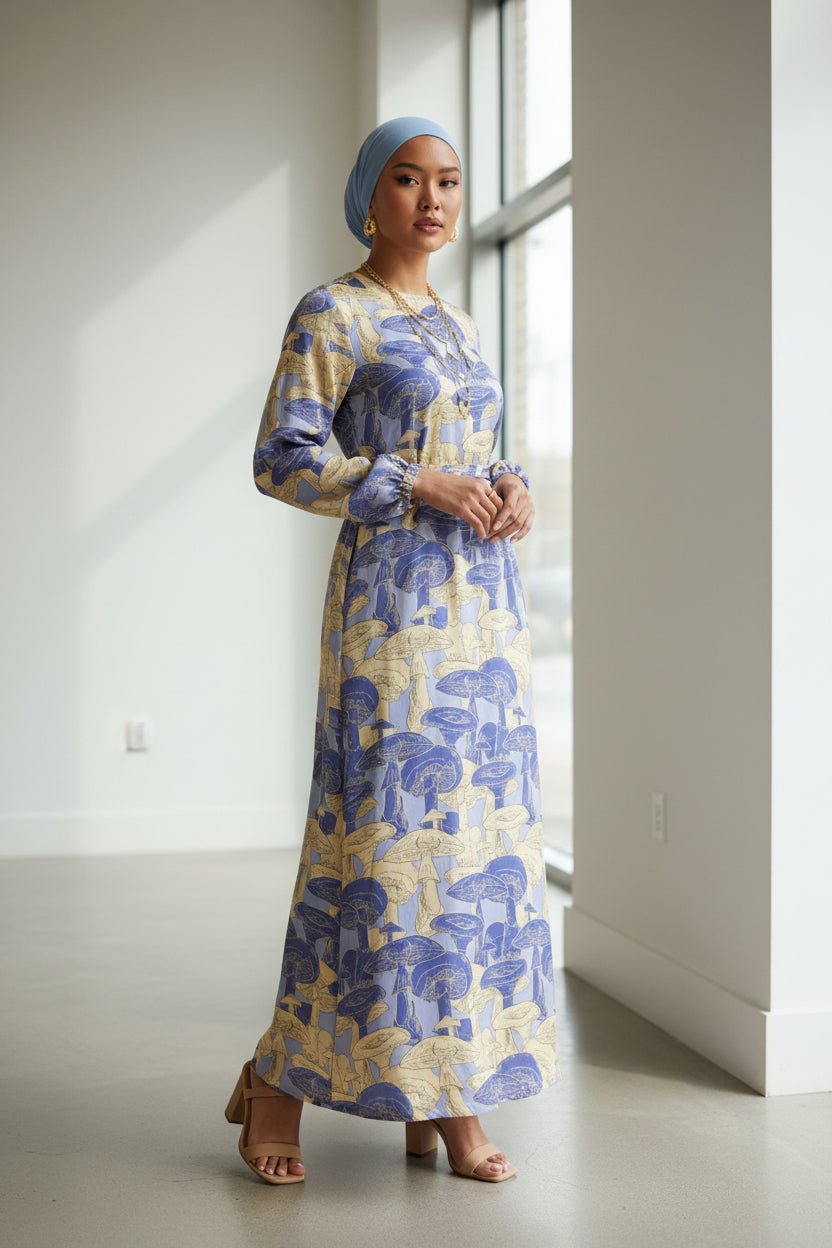 Ariya Silk Satin Print Maxi Dress - ZIZI Boutique