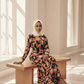 Asha Winter Maxi Dress with Belt - ZIZI Boutique