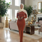 Bodycon Zipper Maxi Dress (906) - ZIZI  Boutique