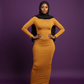 Bodycon Zipper Maxi Dress (906) - ZIZI Boutique