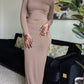 Bodycon Zipper Maxi Dress (906) - ZIZI  Boutique