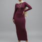 Bodycon Zipper Maxi Dress (906) - ZIZI  Boutique