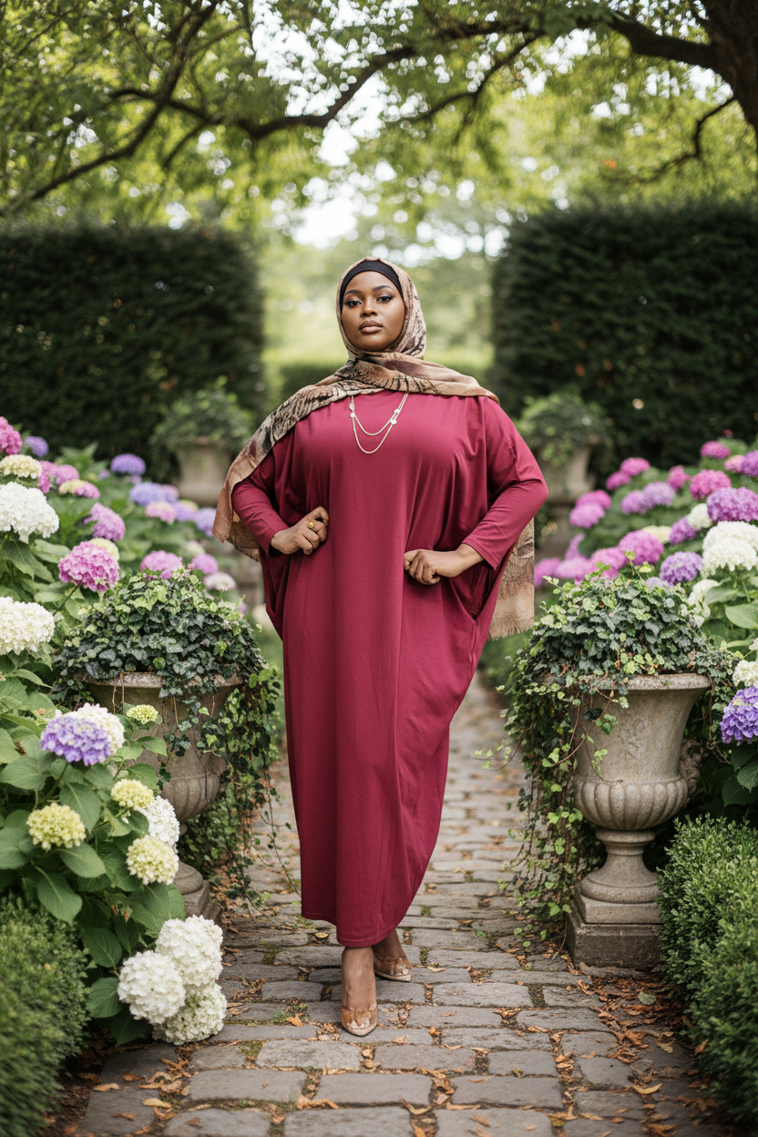 Burgundy Wine Natural Look