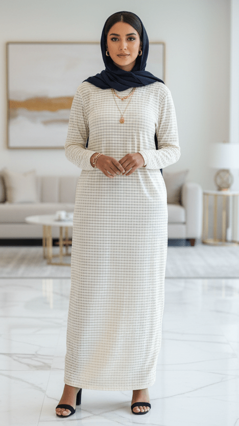 Checkered Color Maxi Dress - ZIZI Boutique